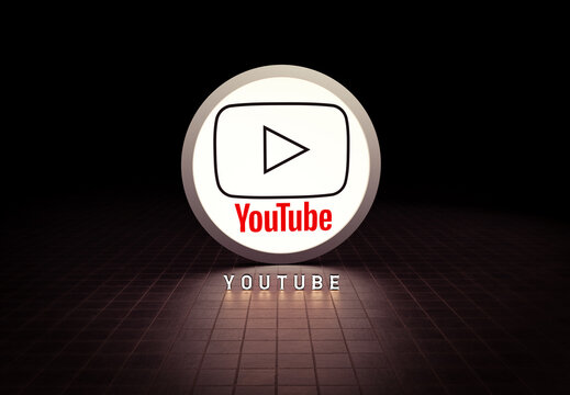 Youtube, Social Media Background