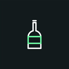 drink icon. drink outline icon. can be used for social media purposes, posters and others.