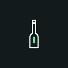 drink icon. drink outline icon. can be used for social media purposes, posters and others.