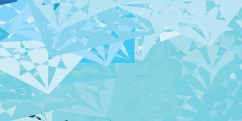 Light BLUE vector pattern with polygonal shapes.