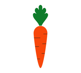 Carrot icon vector logo design template