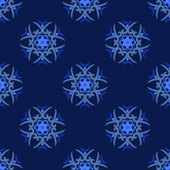 Classic Pattern Ornament, Decorative Seamless Geometric Pattern for Design Wallpaper, Fashion Print, Trendy Decor, Home Textile, Retro Decor Vector Illustration.	
