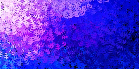 Light blue, green vector background with polygonal style.