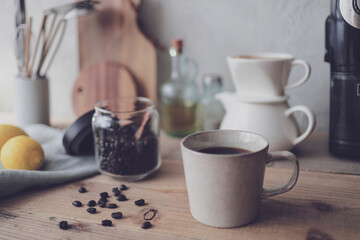 コーヒーを淹れて