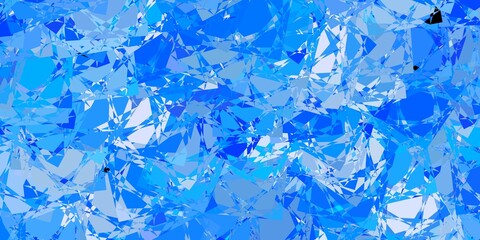 Light Blue, Yellow vector backdrop with triangles, lines.