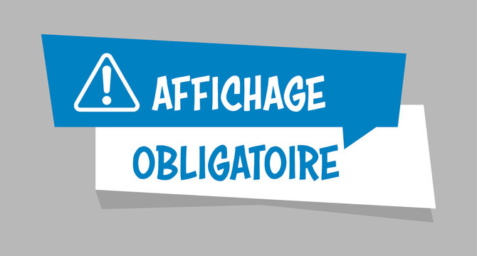 Logo affichage obligatoire.