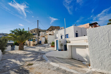 Akrotiri, beautiful village in Santorini of Greece