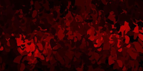 Dark pink, red vector template with abstract forms.