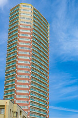 Typical high-rise residential condominium apartment in Tokyo, Japan