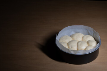 Bread on the desk