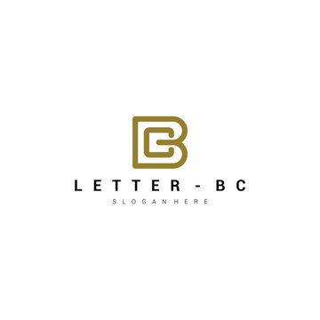 Letter bc logo icon design template premium vector Premium Vector