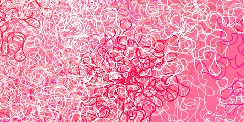 Light red vector background with wry lines.