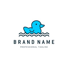 Blue Duck Logo Template