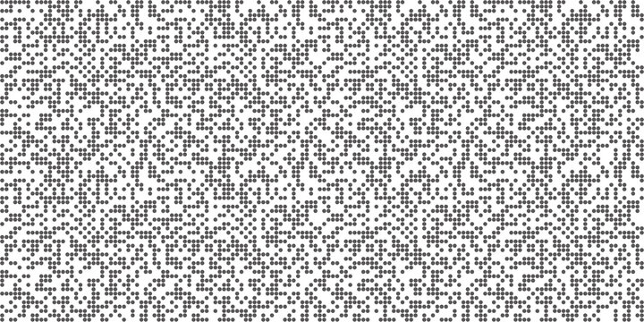 Pattern of QR code, polka dots. Seamlessly