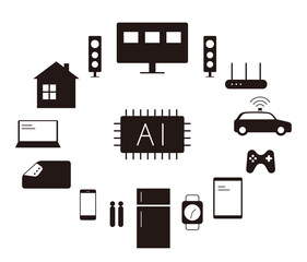 Circuit board, Artificial intelligence IOT concept, electric product, smart home