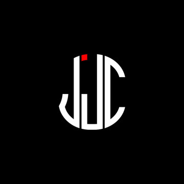 JJC letter logo creative design with vector graphic