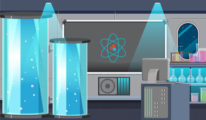 Science laboratory for chemical experiments
