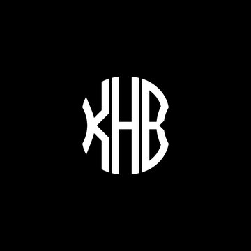 KHB letter logo creative design with vector graphic
