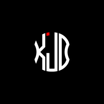 KJD letter logo creative design with vector graphic