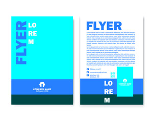 modern business flyer template