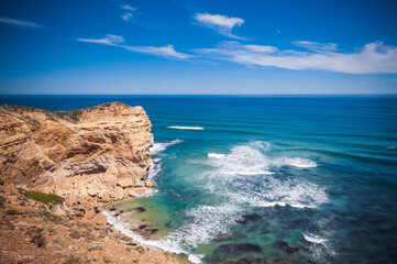 Coast of the sea  right side 12 apostles in Great Ocean Road  
