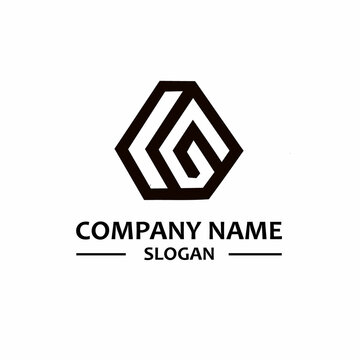g logo, modern design letter character