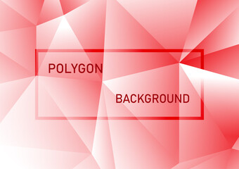 Red polygonal abstract background wallpaper