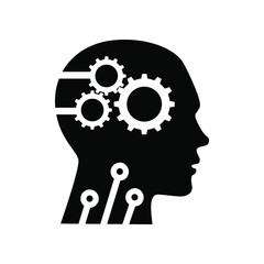 head silhouette vector