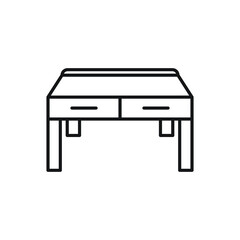table icon for website, symbol, presentation 