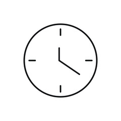 clock icon for website, symbol, presentation 