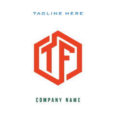 TF  lettering logo is simple, easy to understand and authoritative