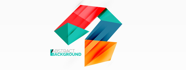 Abstract line and triangle background. Creative geometric abstract backdrop. Business template for wallpaper, banner, background or landing