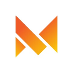 abstract letter M logo vector