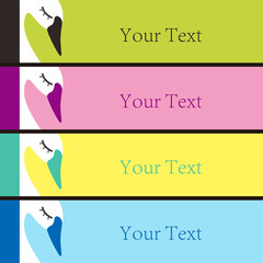 swan head vector icon, front face, vector