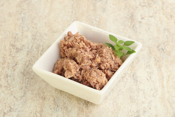 Canned tuna fish for salad