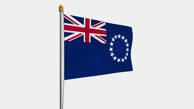 A_loop_video_of_the_the_Cook_Islands_flag_swaying_in_the_wind_from_the_left_perspective.