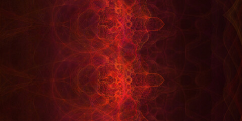 Fraktales abstraktes Hologramm Hintergrund