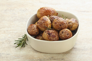 Roasted baby potato with rosemary