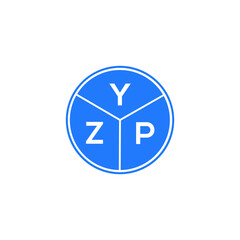 YZP letter logo design on white background. YZP  creative circle letter logo concept. YZP letter design.
