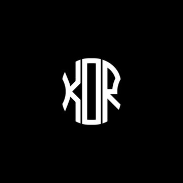 KDR letter logo creative design with vector graphic