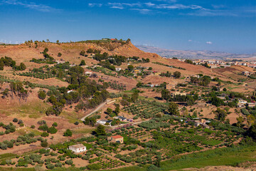 Fototapeta na wymiar The Province of Agrigento is a province in the autonomous island region of Sicily in Italy,