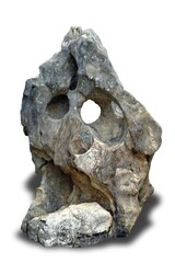 stone isolated on white background