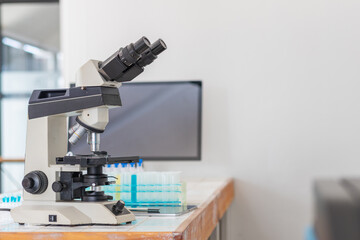 Microscopes are important for lab researchers because in biology it is necessary to use a high-gain...
