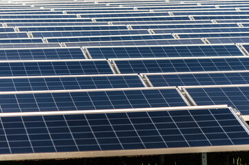 Stromerzeugung Solarzellenpark
