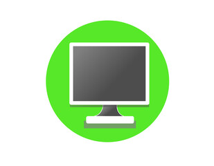 lcd monitor with green screen