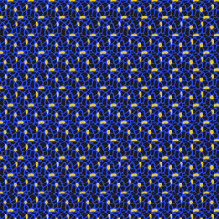 pattern with blue stars