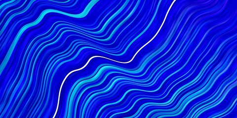 Light Pink, Blue vector layout with curves.