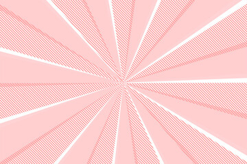 ストライプと放射線パステル背景　Radial abstract background ray with stripe patterns