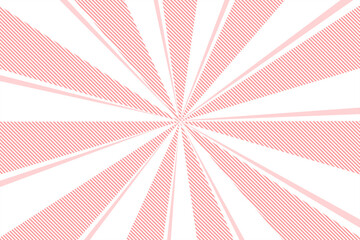 ストライプと放射線パステル背景　Radial abstract background ray with stripe patterns