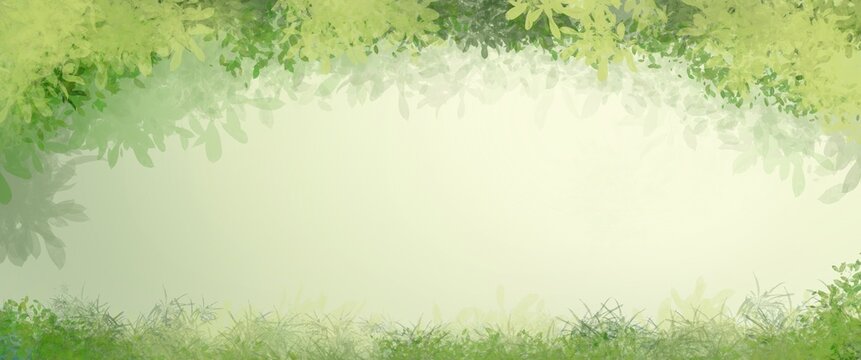 abstract nature green background. environmental theme design concepts for copy space. green leaf advertising frame.